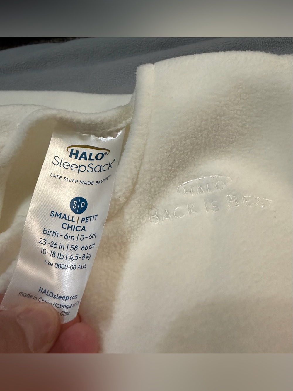 BUNDLE Fleece Halo sleep sack